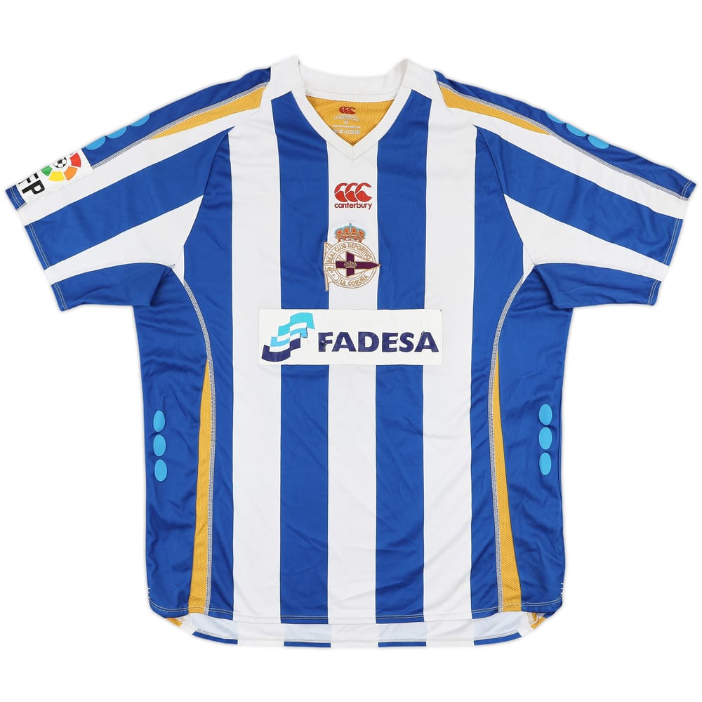 2007-08 Deportivo Home Shirt - 5/10 - (XL)