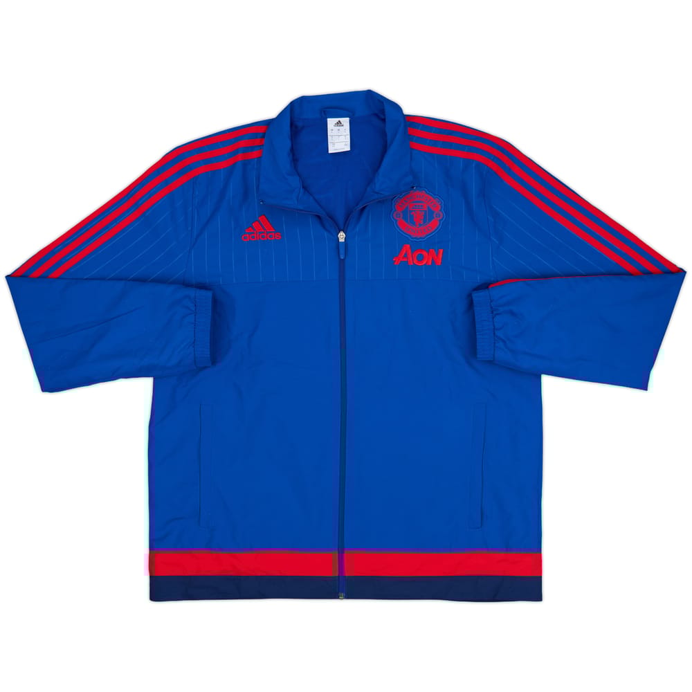 2015-16 Manchester United adidas Track Jacket - 10/10 - (L)