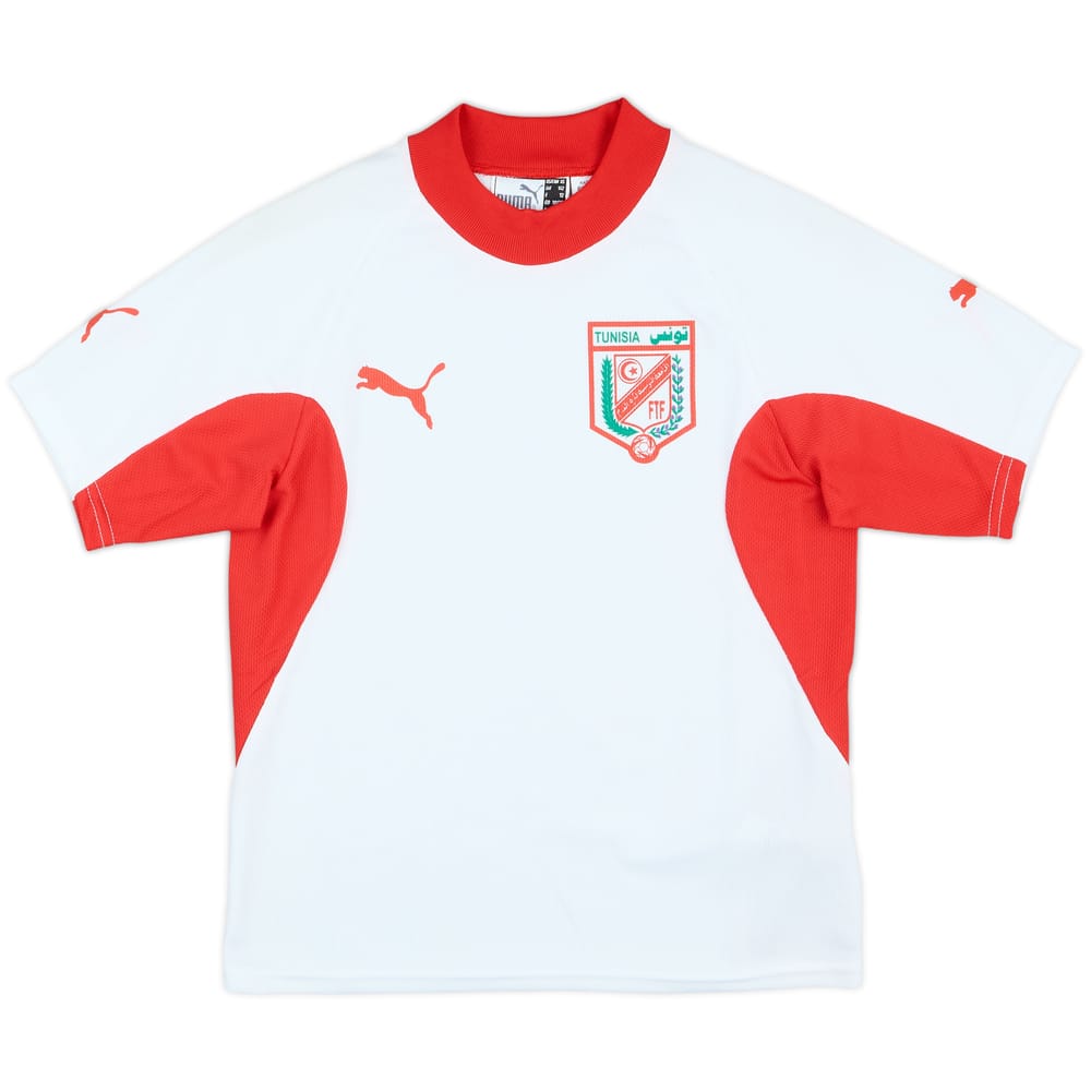 2002-04 Tunisia Home Shirt - 8/10 - (M.Boys)