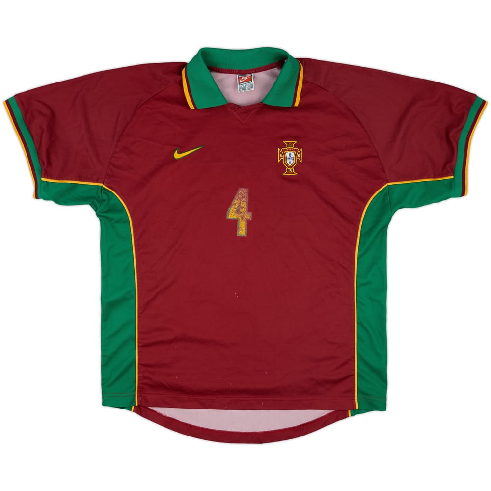 1997-98 Portugal Match Issue Home Shirt #4