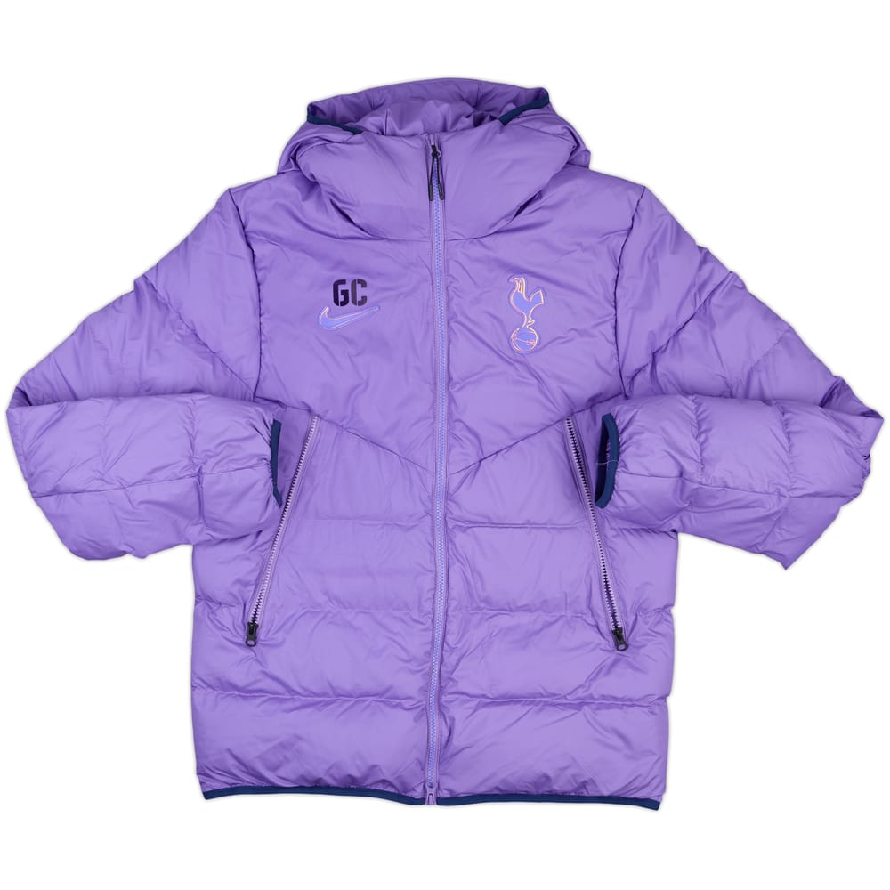 2019-20 Tottenham Staff Issue Hooded Padded Bench Coat 'GC'