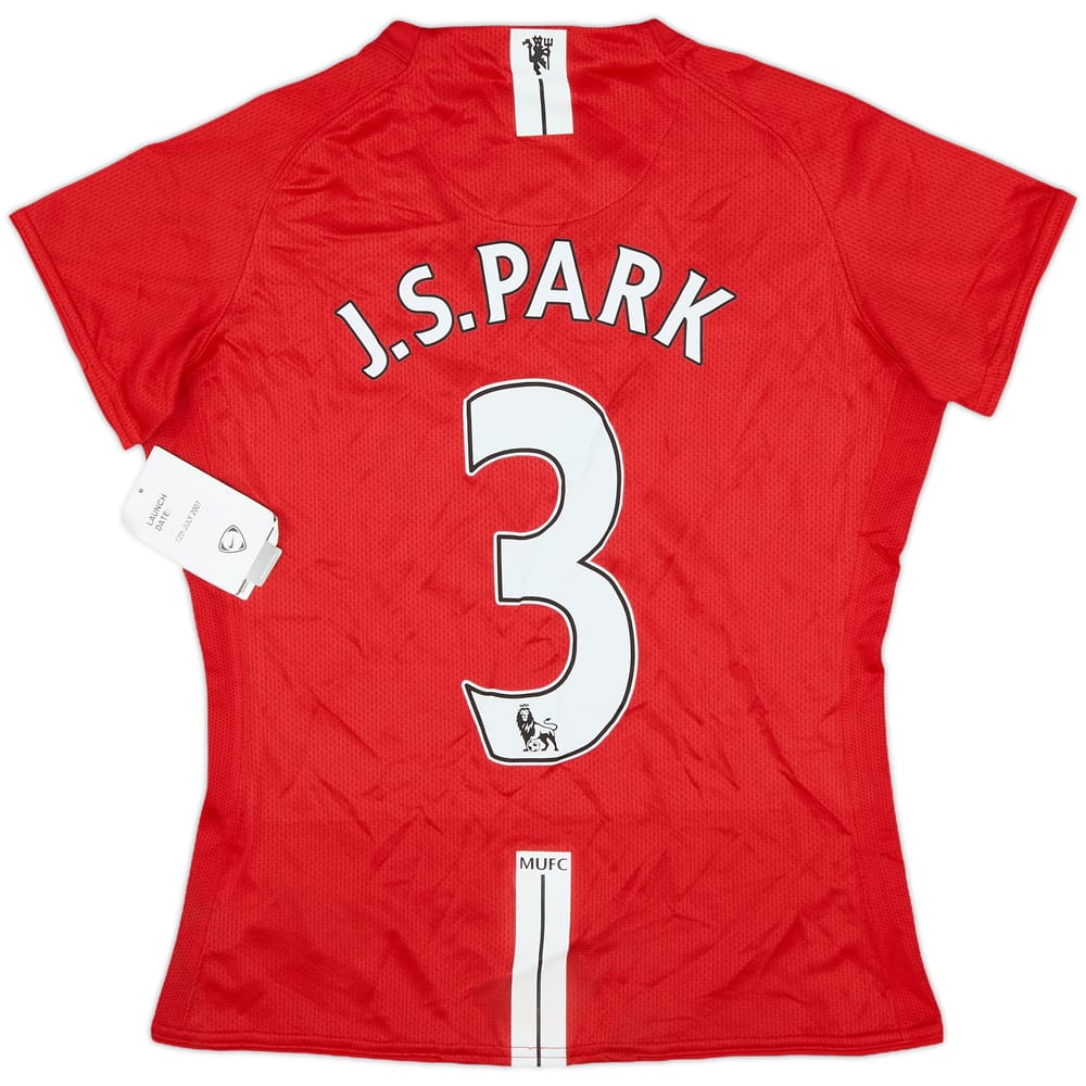 2007-09 Manchester United Home Shirt J.S.Park #3 (Women's M)
