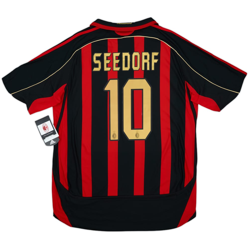2006-07 AC Milan Player Issue Home Shirt Seedorf #10 (XL)