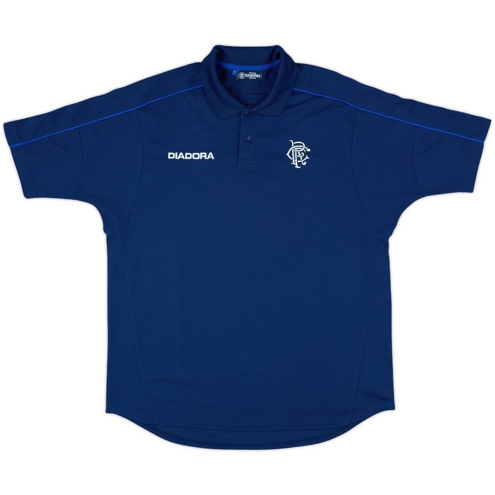 2003-04 Rangers Diadora Polo Shirt - 9/10 - (L)