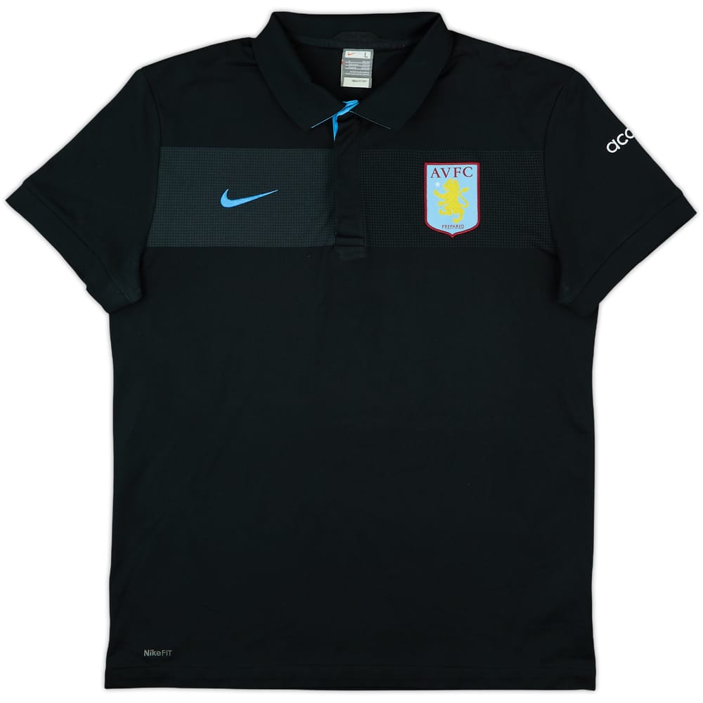 2009-10 Aston Villa Nike Polo Shirt - 8/10 - (L)