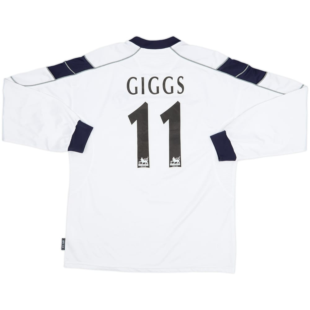 2000-01 Manchester United Away L/S Shirt Giggs #11 - 7/10 - (L)