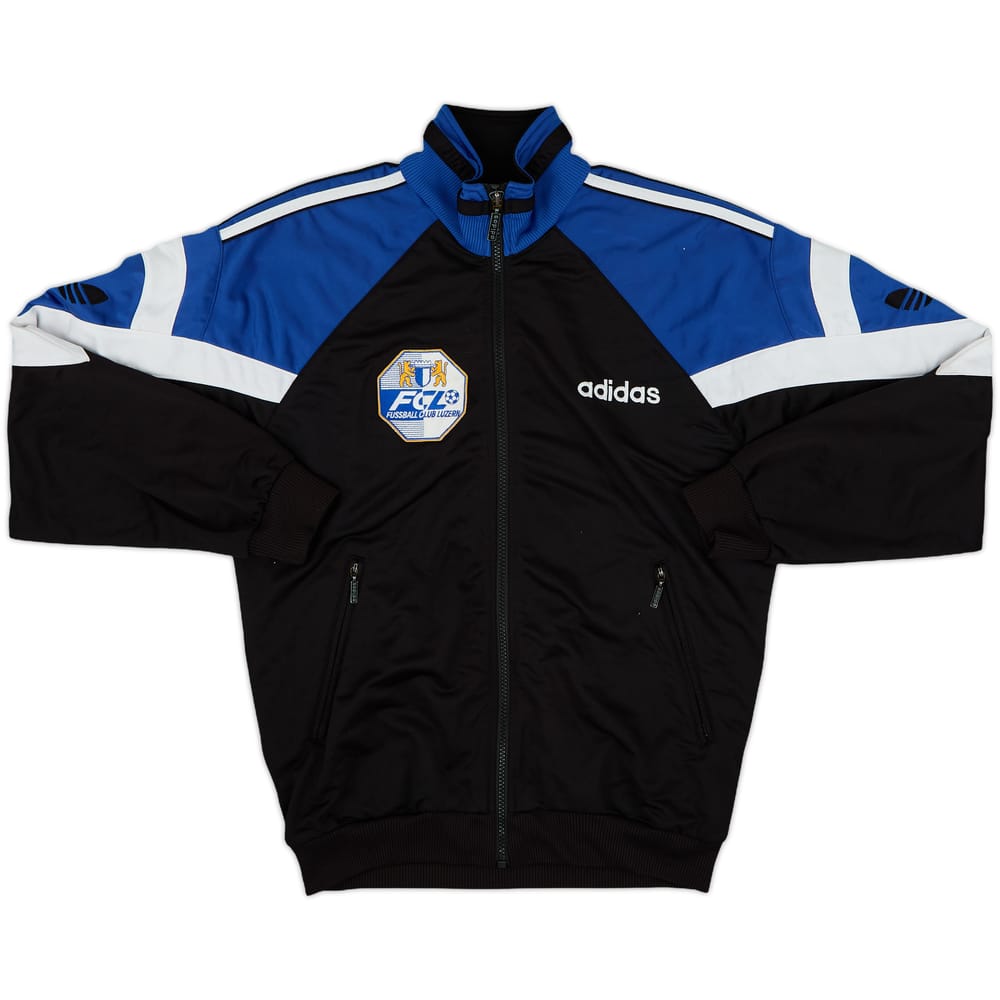 1996-98 FC Luzern adidas Track Jacket - 8/10 - (L.Boys)