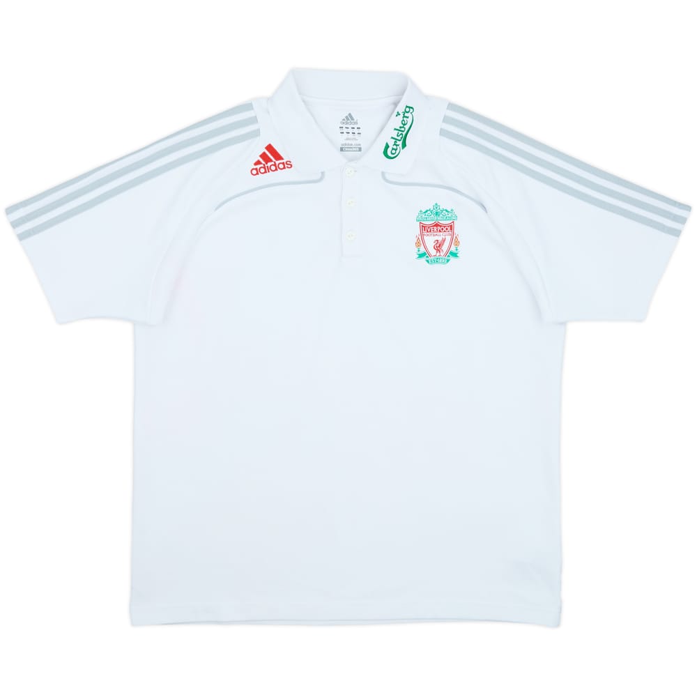 2008-09 Liverpool adidas Polo Shirt - 8/10 - (L/XL)