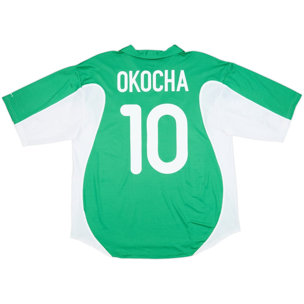 2000-01 Nigeria Home Shirt Okocha #10 - 9/10 - (L)
