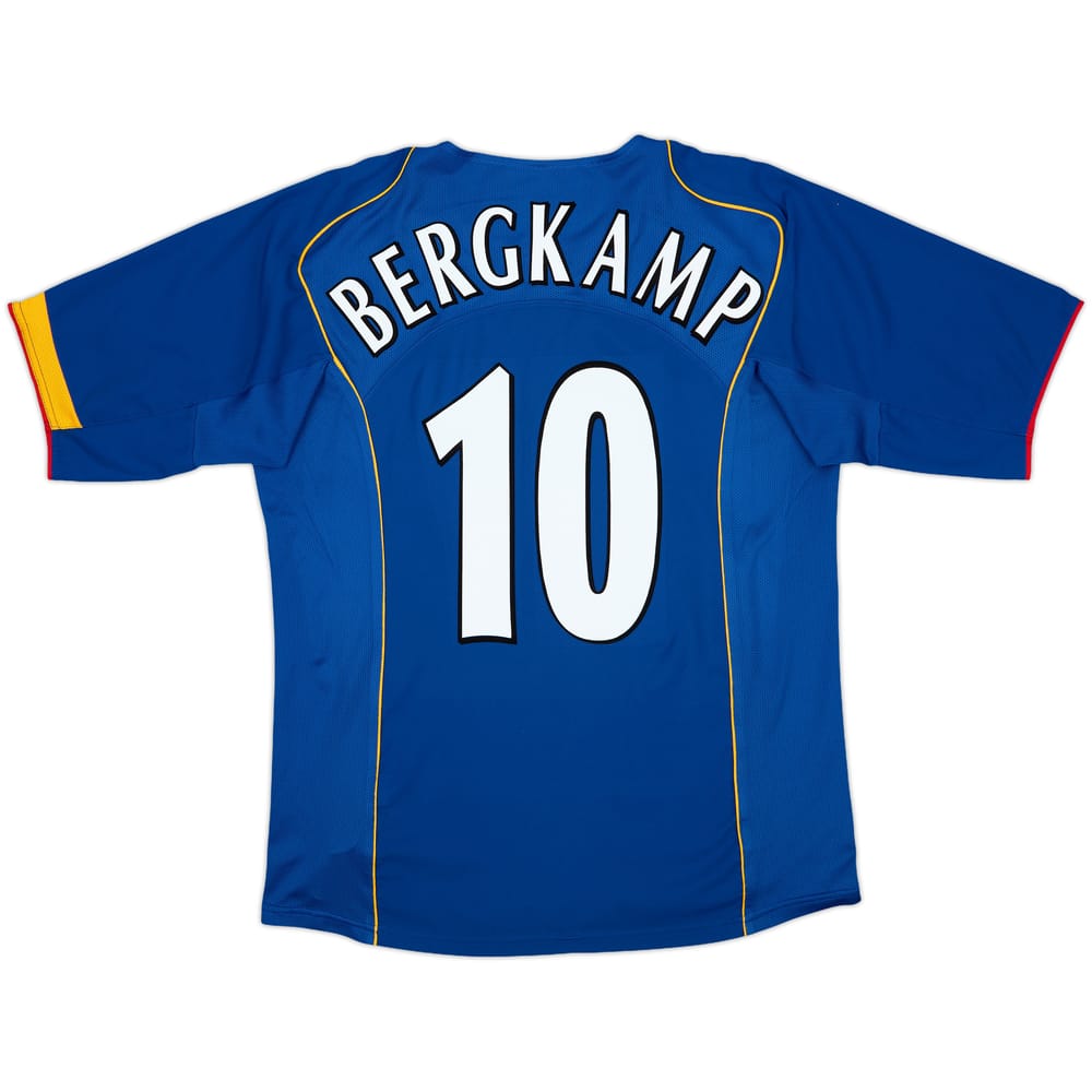 2004-06 Arsenal Away Shirt Bergkamp #10 - 8/10 - (L)