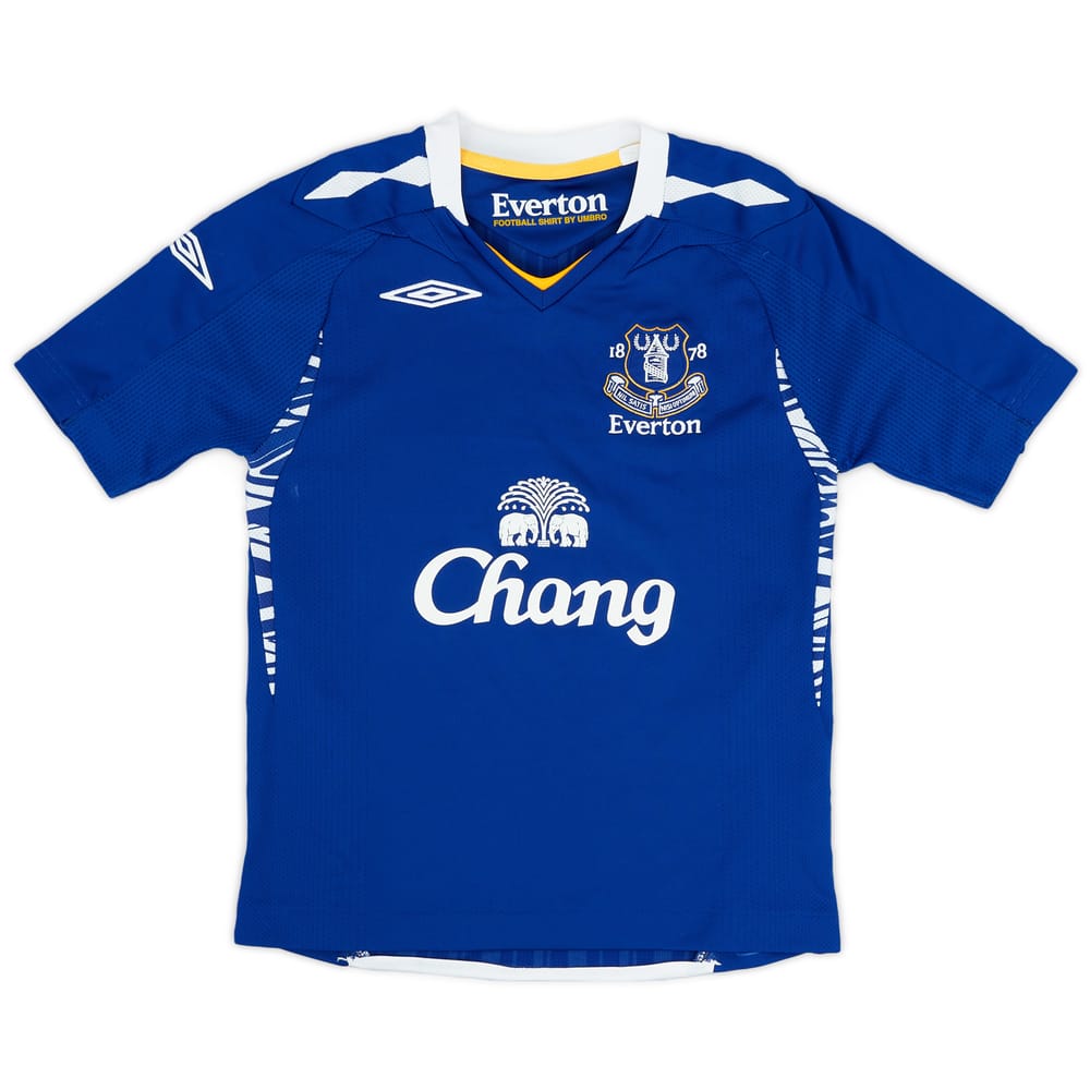 2007-08 Everton Home Shirt - 9/10 - (S.Boys)