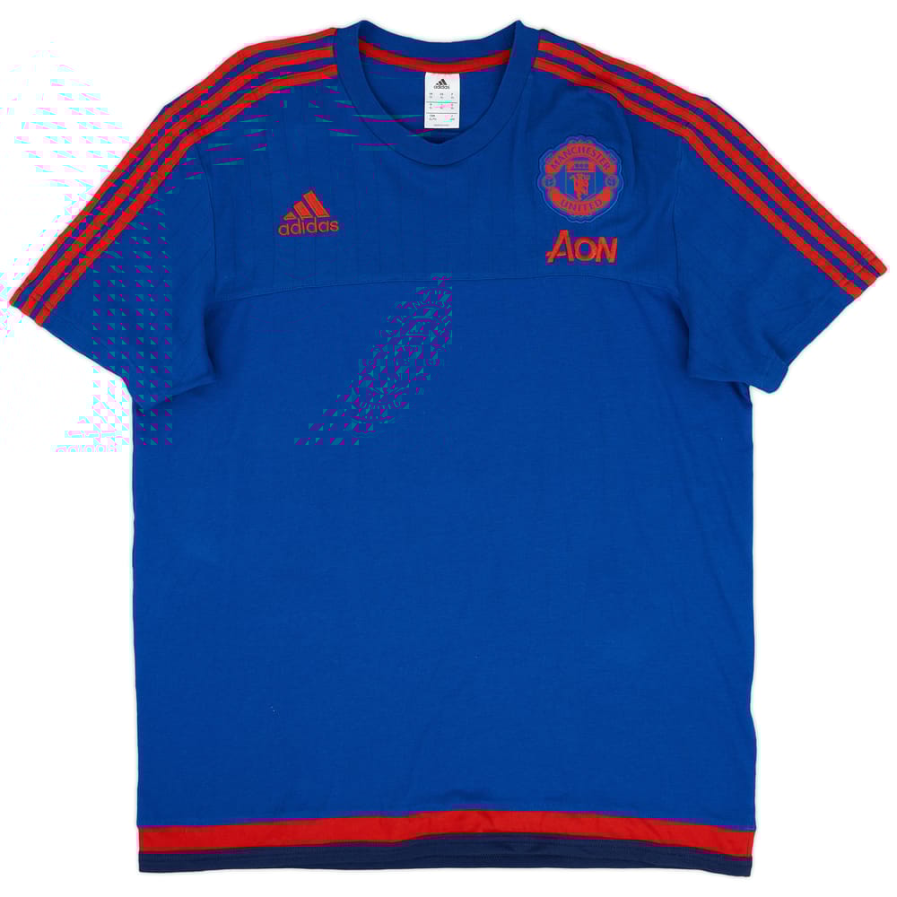 2015-16 Manchester United adidas Training Shirt - 9/10 - (XL)