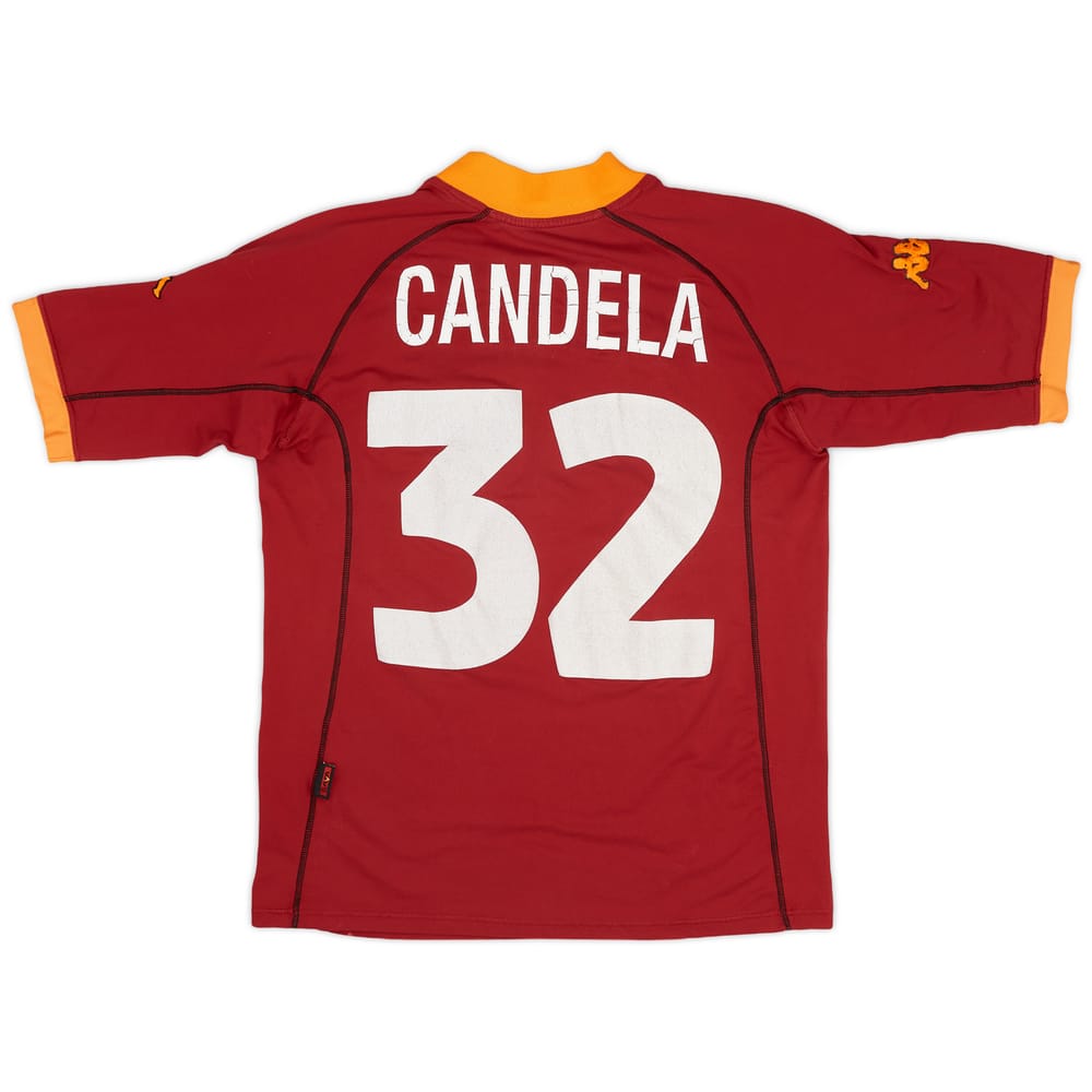 2000-01 Roma Home Shirt Candela #32 - 5/10 - (M)