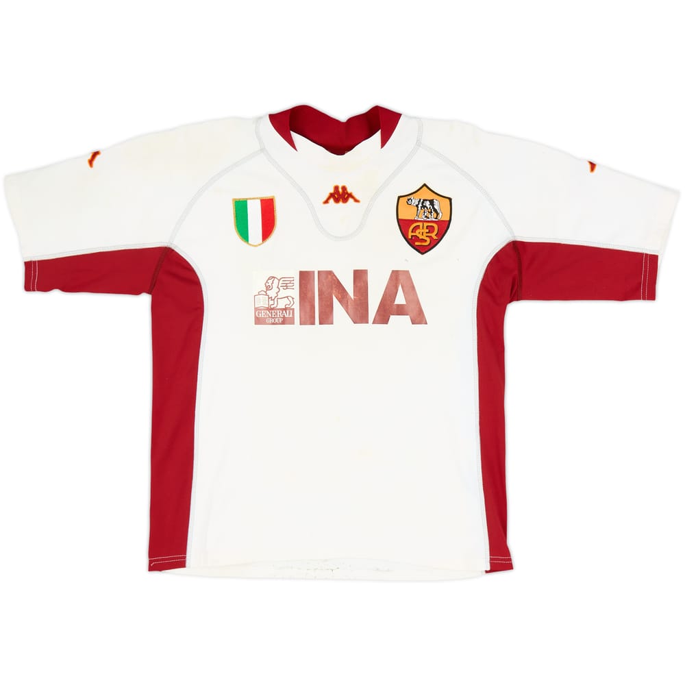 2001-02 Roma Away Shirt Totti #10 - 3/10 - (XL)