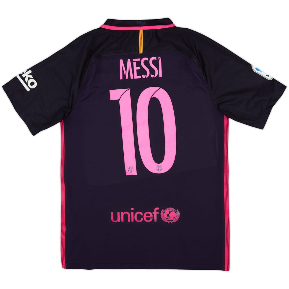 2016-17 Barcelona Away Shirt Messi #10 - 9/10 - (S)
