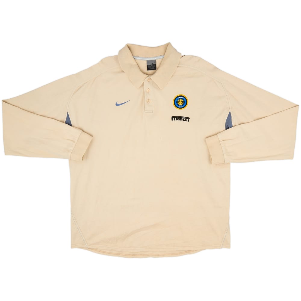 2002-03 Inter Milan Nike Polo L/S Shirt - 5/10 - (L)