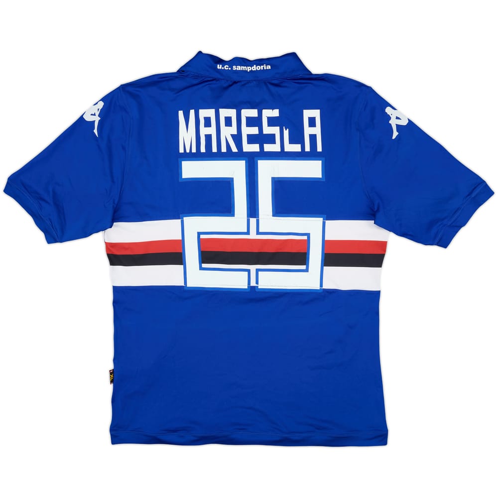 Camiseta de local del Sampdoria 2013-14 Maresca #25 - 5/10 - (XL)