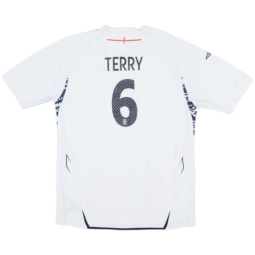 2007-09 England Home Shirt Terry #6 - 6/10 - (L.Boys)