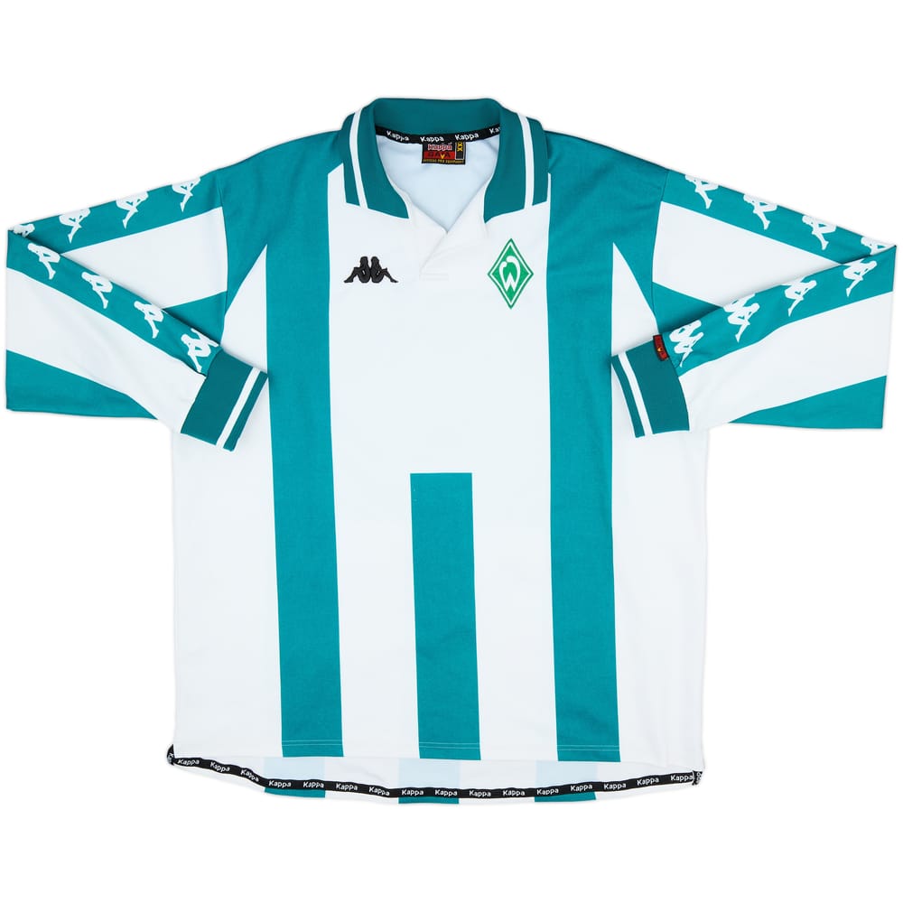 2000-01 Werder Bremen Home L/S Shirt - 8/10 - (XXL)