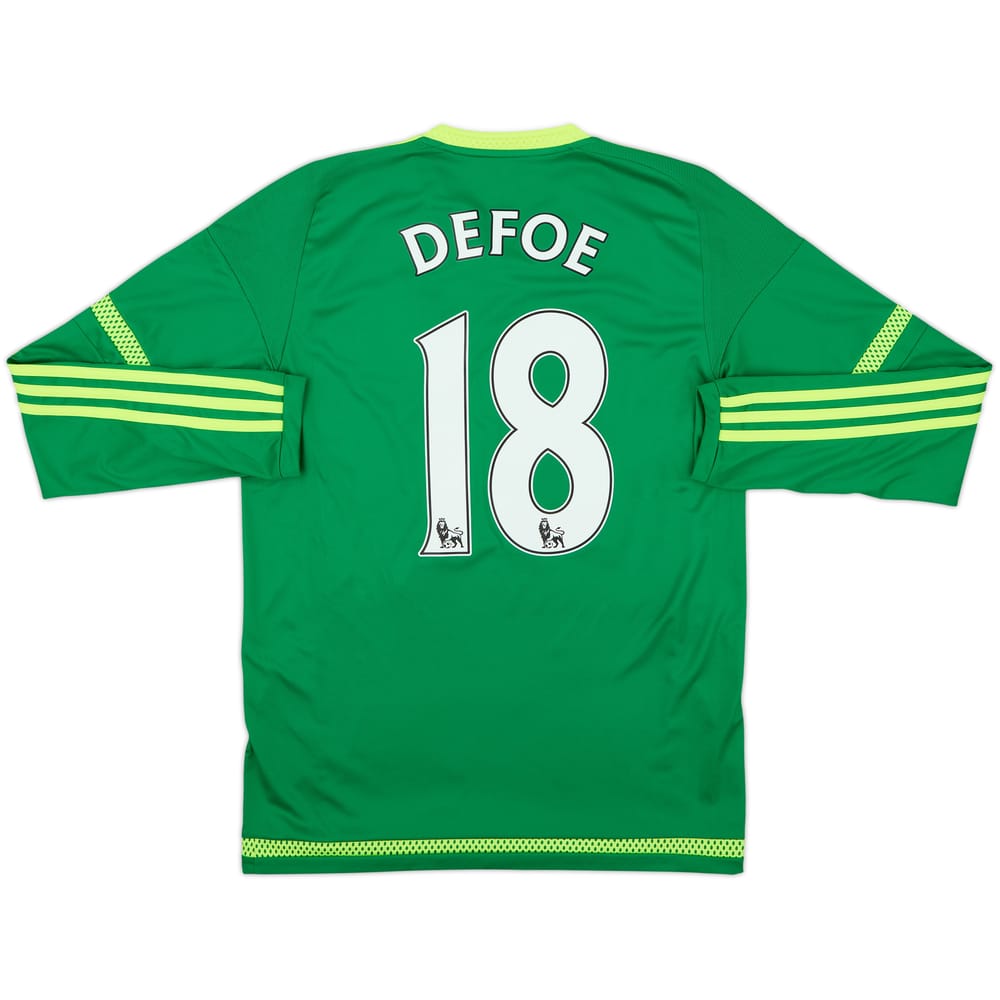 2015-16 Sunderland Away L/S Shirt Defoe #18 - 8/10 - (S)
