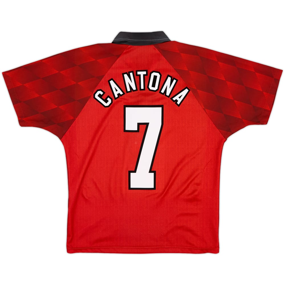 1996-98 Manchester United Home Shirt Cantona #7 - 10/10 - (Y)
