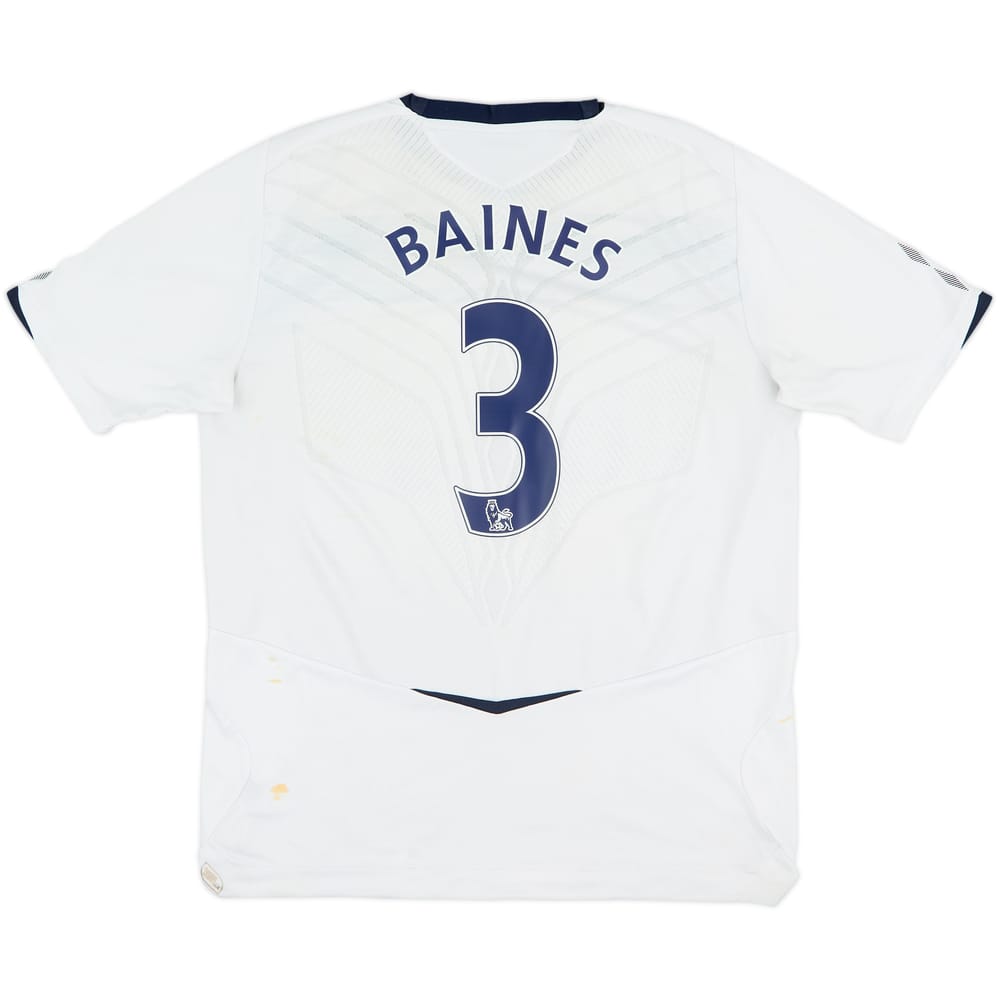 2008-09 Everton Away Shirt Baines #3 - 6/10 - (XL)