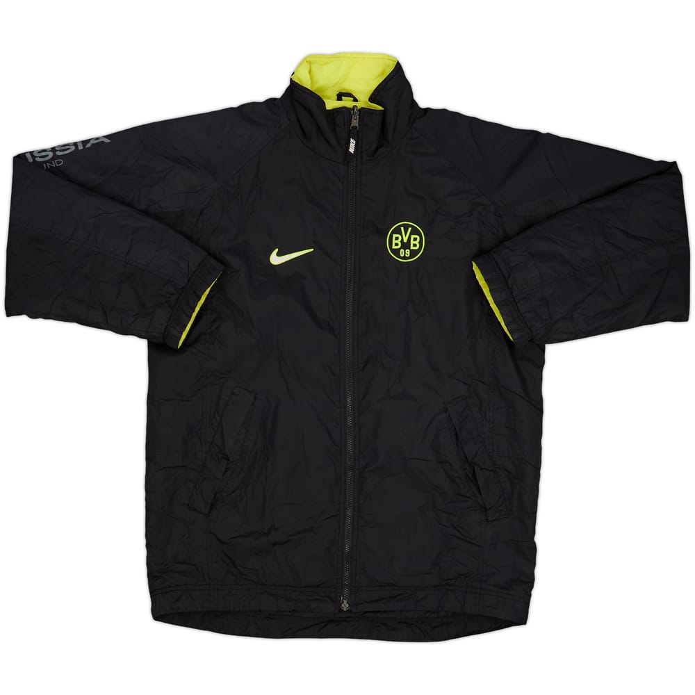 1997-98 Borussia Dortmund Nike Reversible Padded Bench Coat - 7/10 - (S)