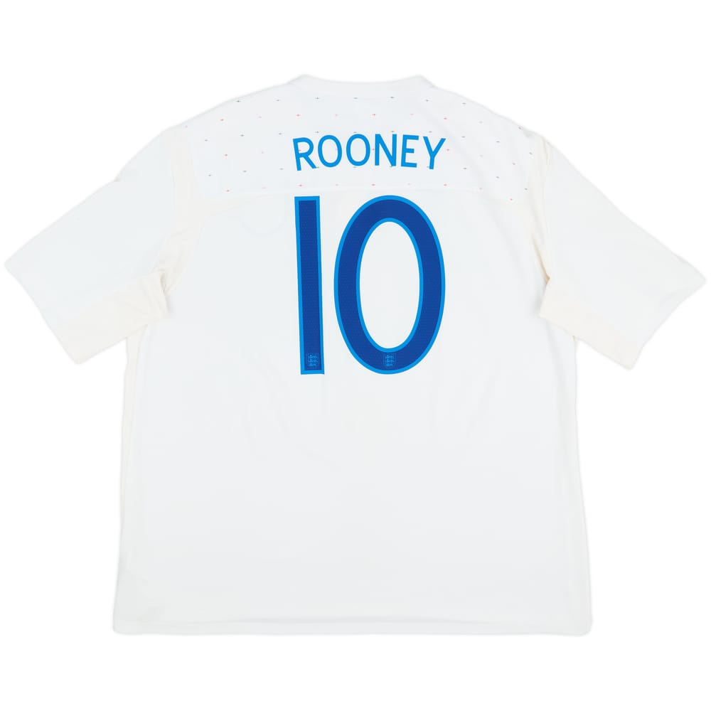 2010-11 England Home Shirt Rooney #10 - 5/10 - (XXL)
