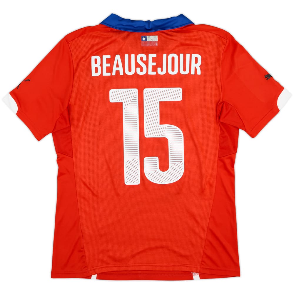2014-15 Chile Home Shirt Beausejour #15 - 6/10 - (L)