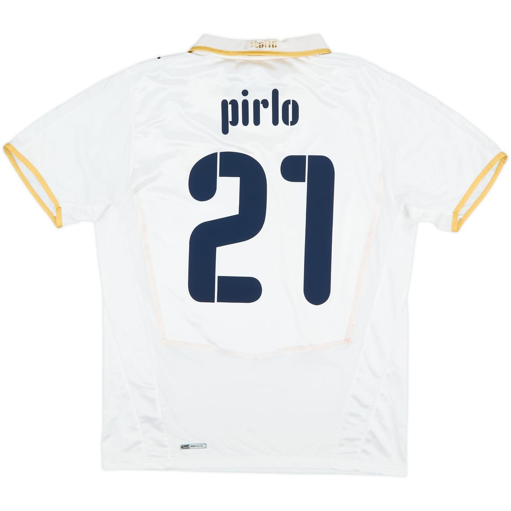 2007-08 Italy Away Shirt Pirlo #21 - 6/10 - (M)