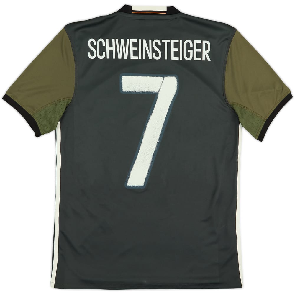 2015-17 Germany Away Shirt Schweinsteiger #7 - 7/10 - (S)