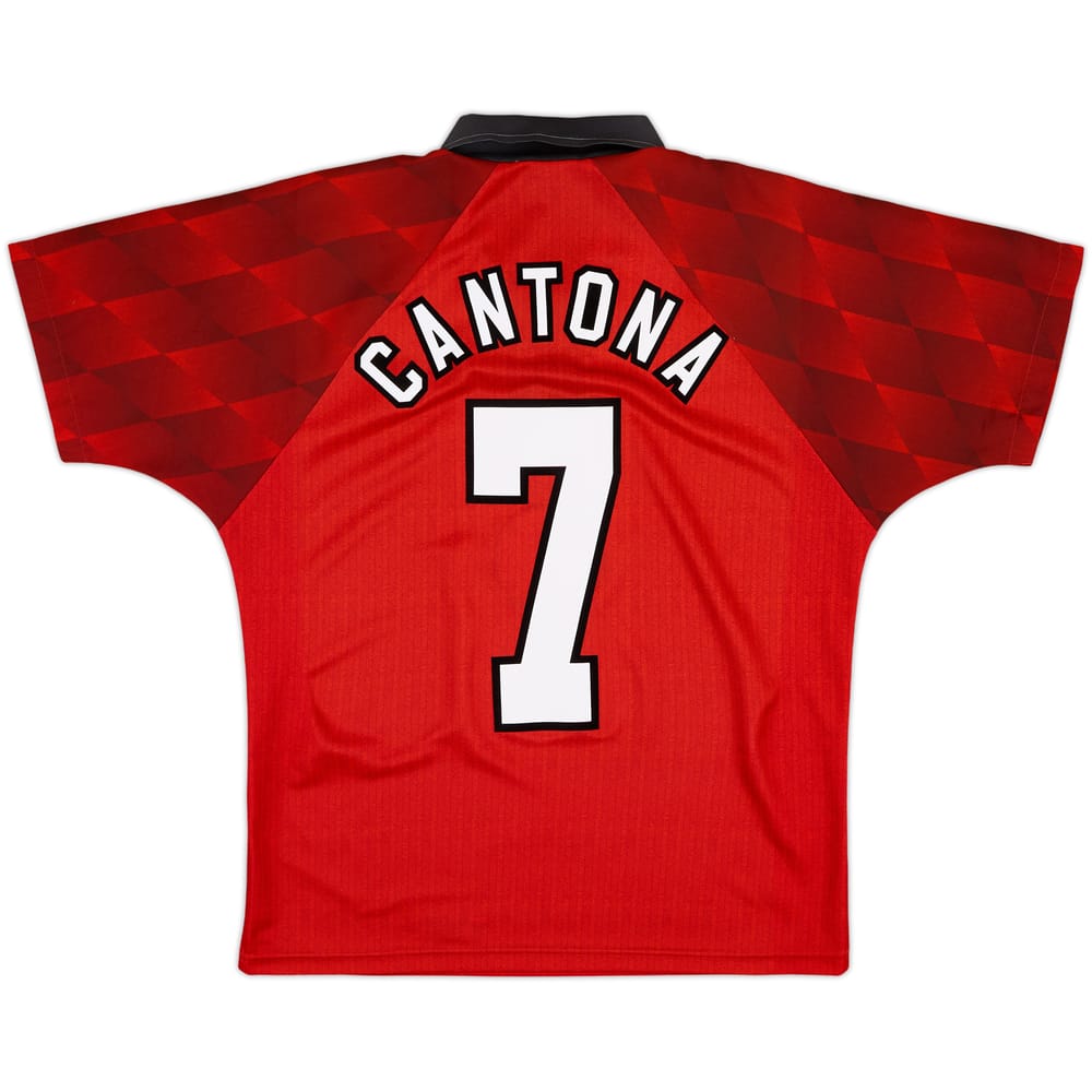 1996-98 Manchester United Home Shirt Cantona #7 - 10/10 - (Y)