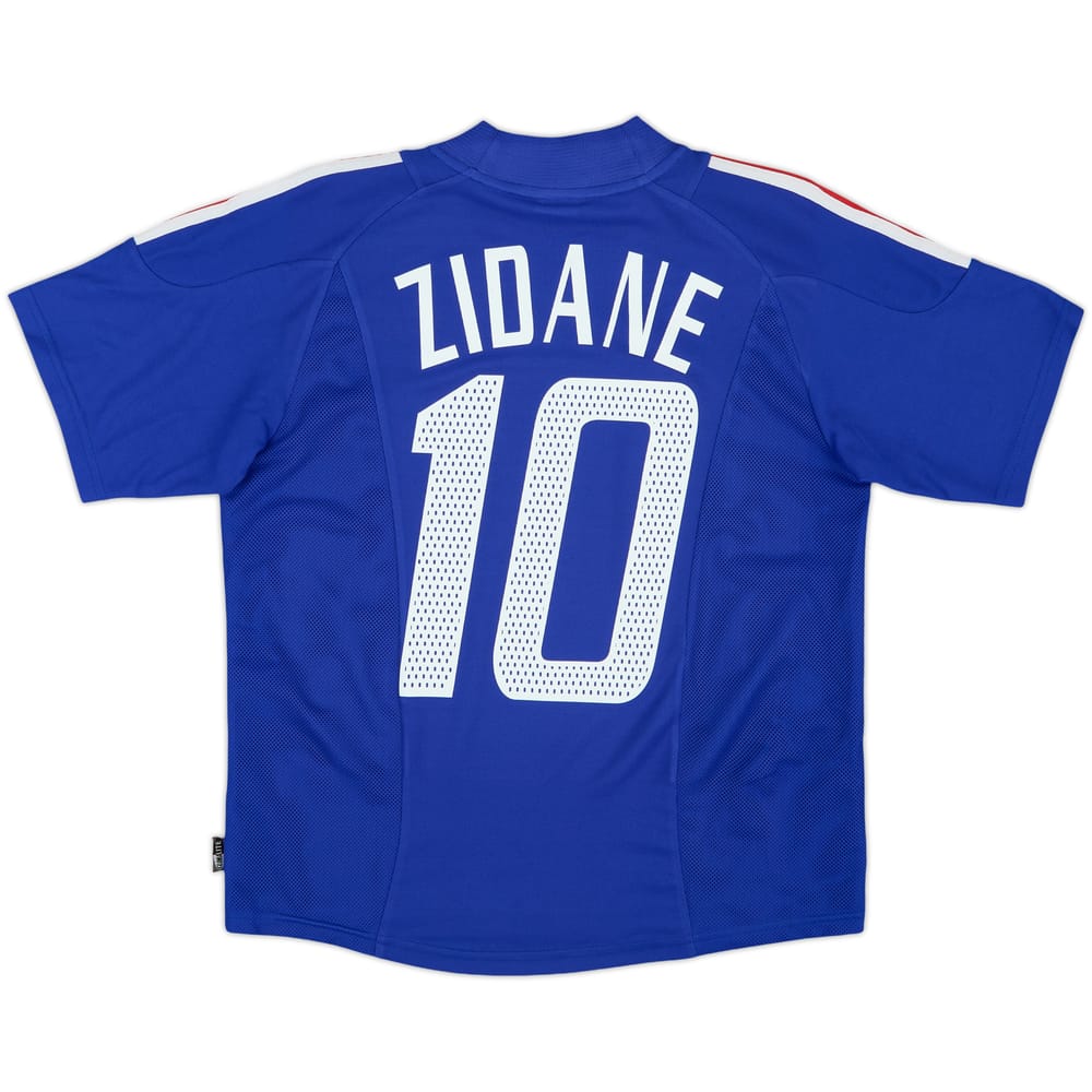 2002-04 France Home Shirt Zidane #10 - 10/10 - (XL.Boys)