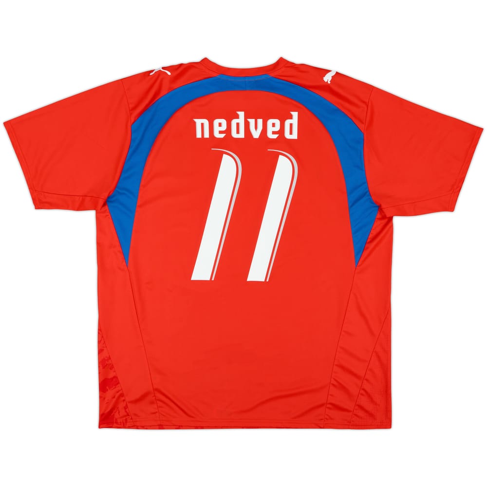 2006-08 Czech Republic Basic Home Shirt Nedved #11 - 10/10 - (XL)