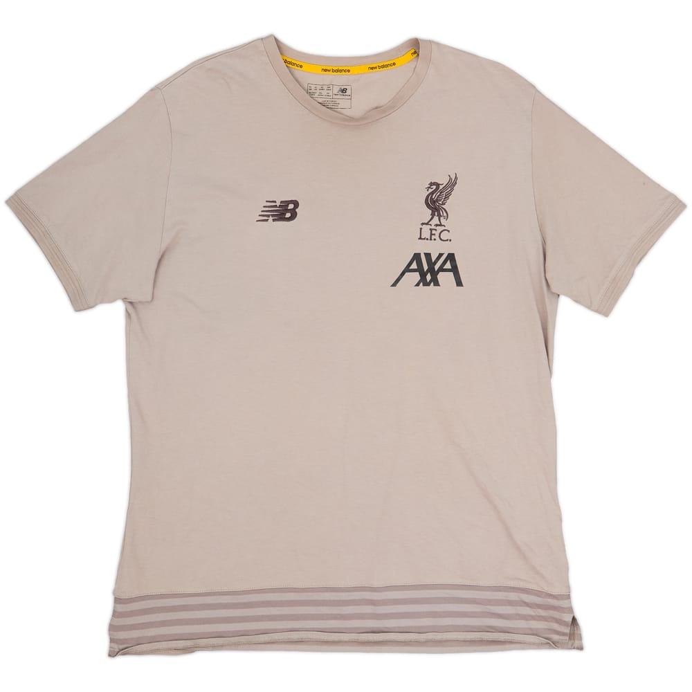 2018-19 Liverpool New Balance Cotton Tee - 9/10 - (XL)