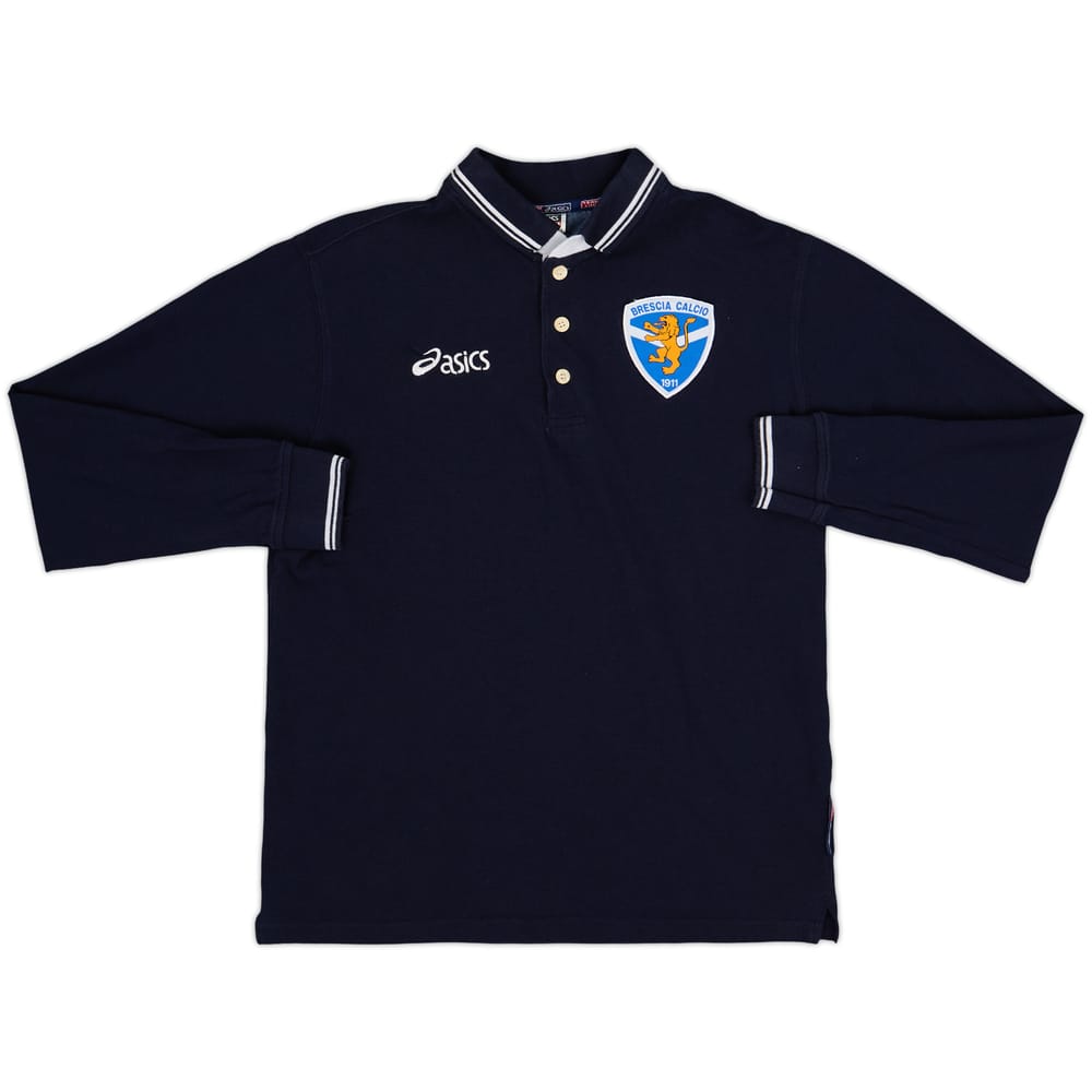 Camiseta Polo de manga larga Asics del Brescia 2006-07 - 8/10 - (S)