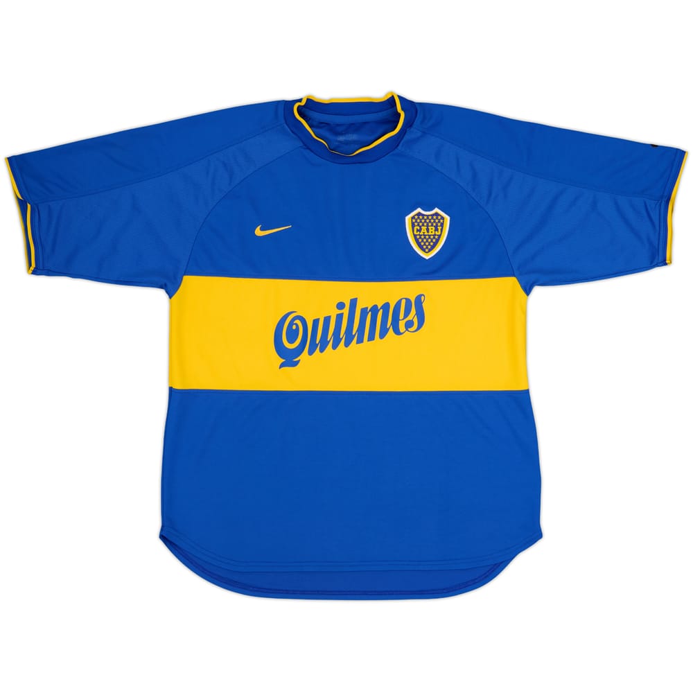 2000-01 Boca Juniors Home Shirt - 8/10 - (M)