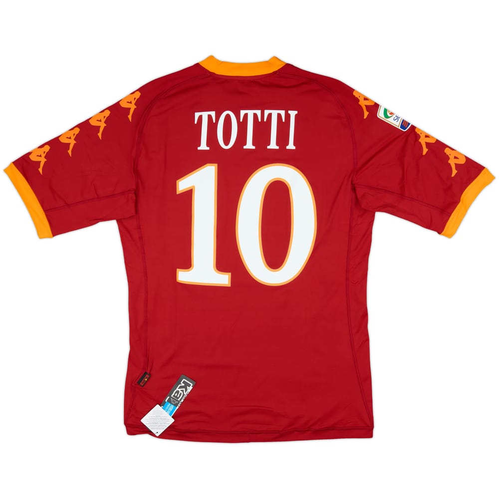 2010-11 Roma Home Shirt Totti #10 (XL)