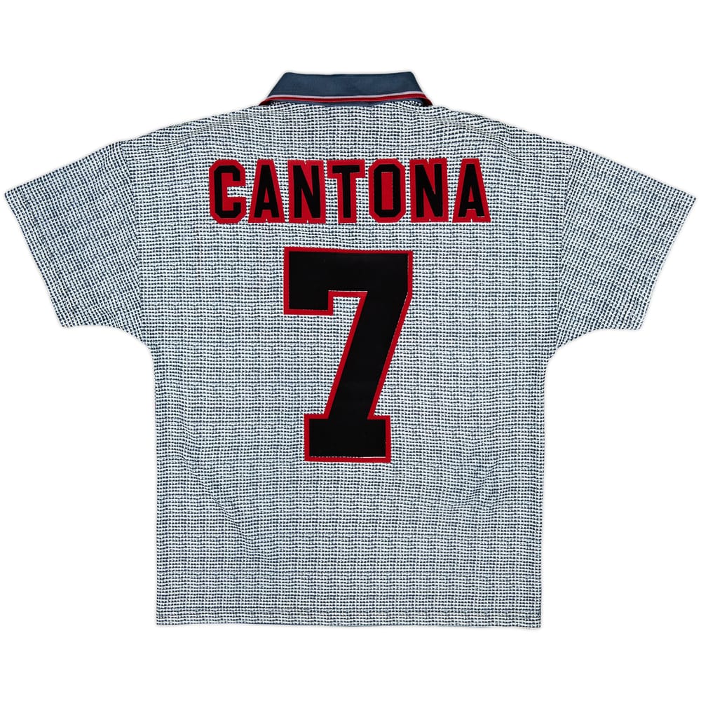 1995-96 Manchester United Away Shirt Cantona #7 - 10/10 - (Y)