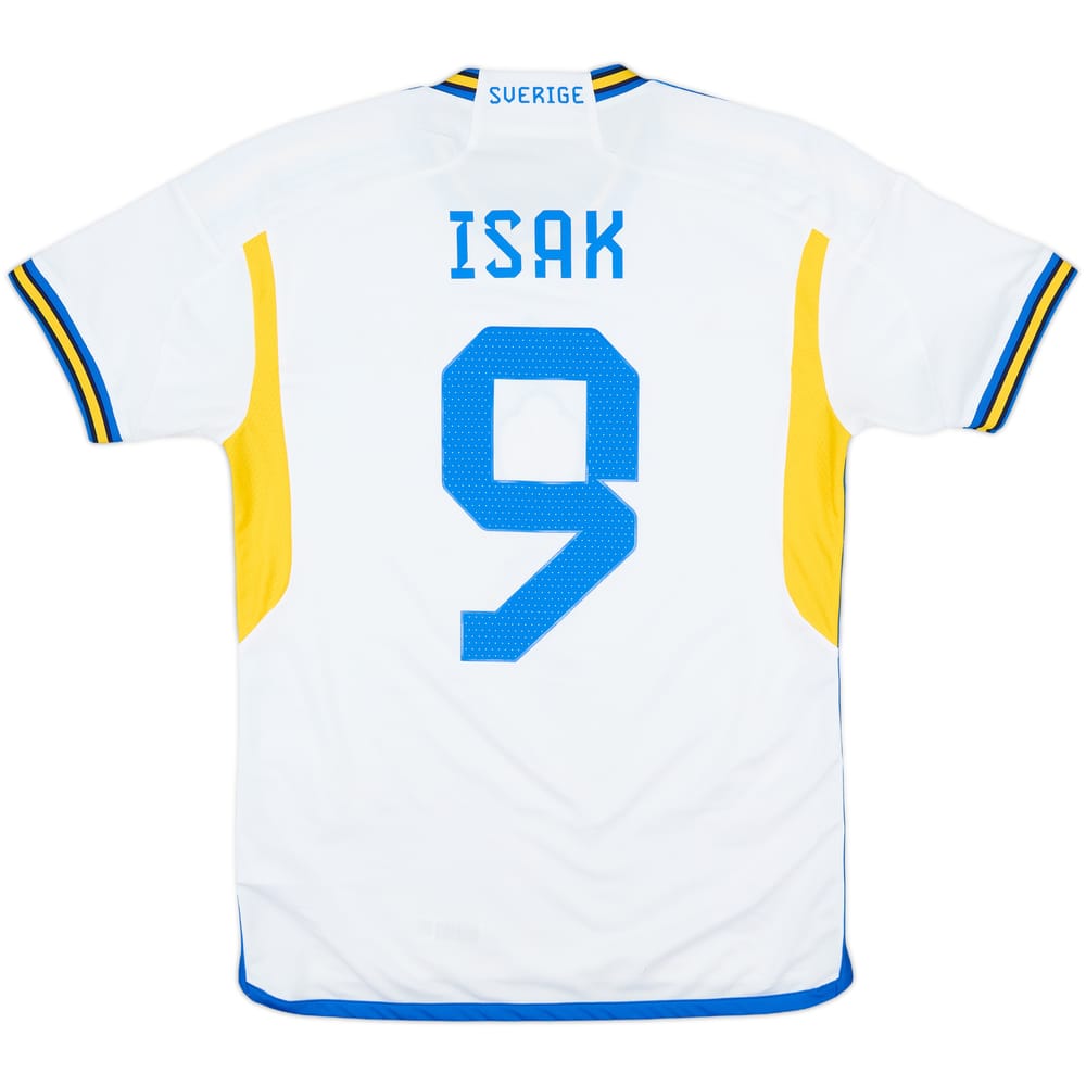 2022-23 Sweden Away Shirt Isak #9 - 9/10 - (S)