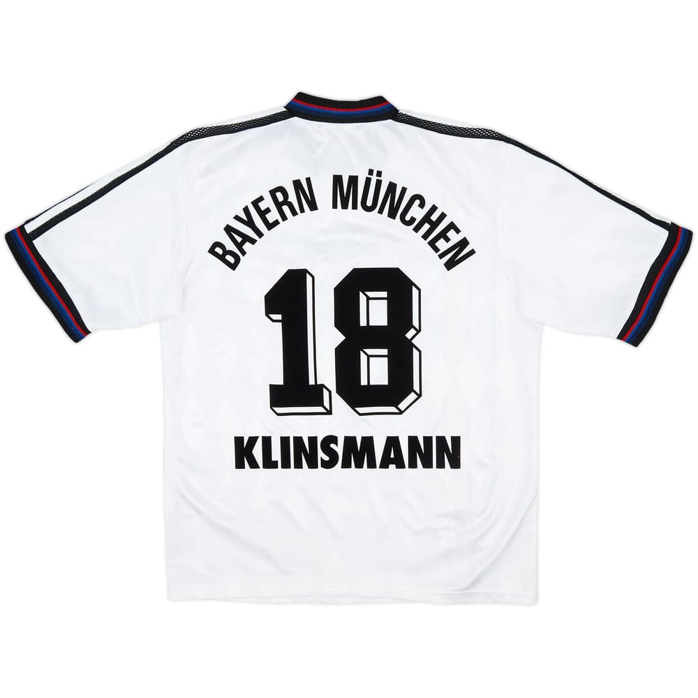 1996-98 Bayern Munich Away Shirt Klinsmann #18 - 8/10 - (Y)