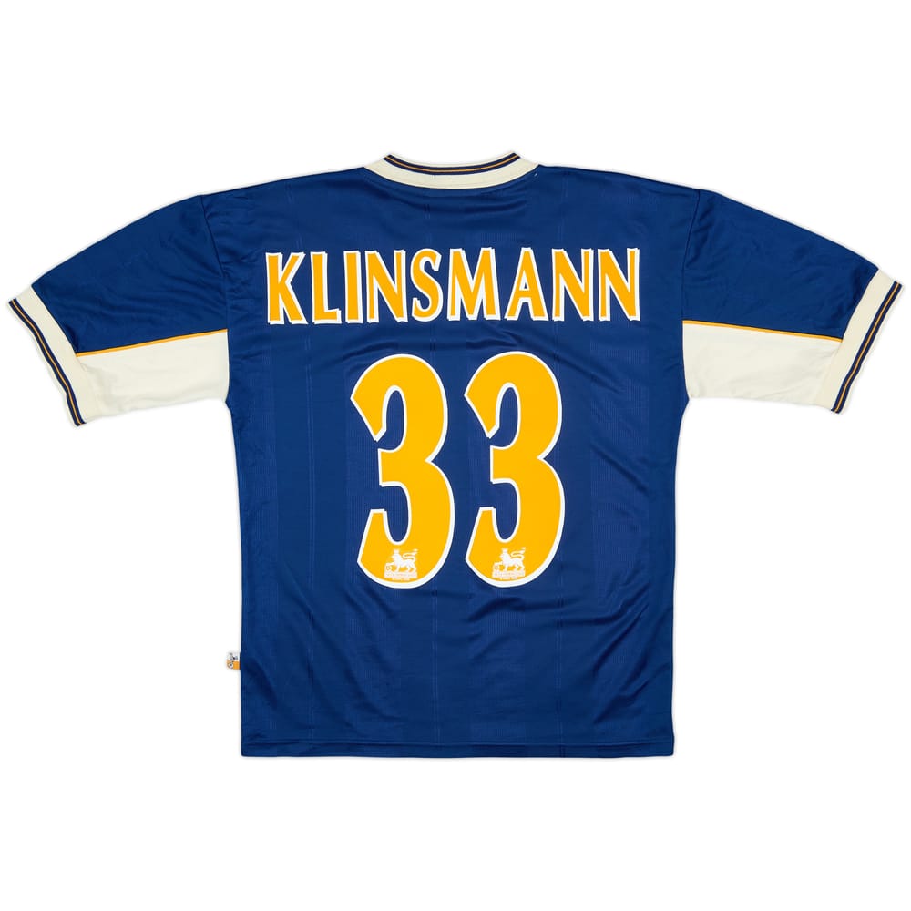 1997-98 Tottenham Away Shirt Klinsmann #33 - 8/10 - (Y)