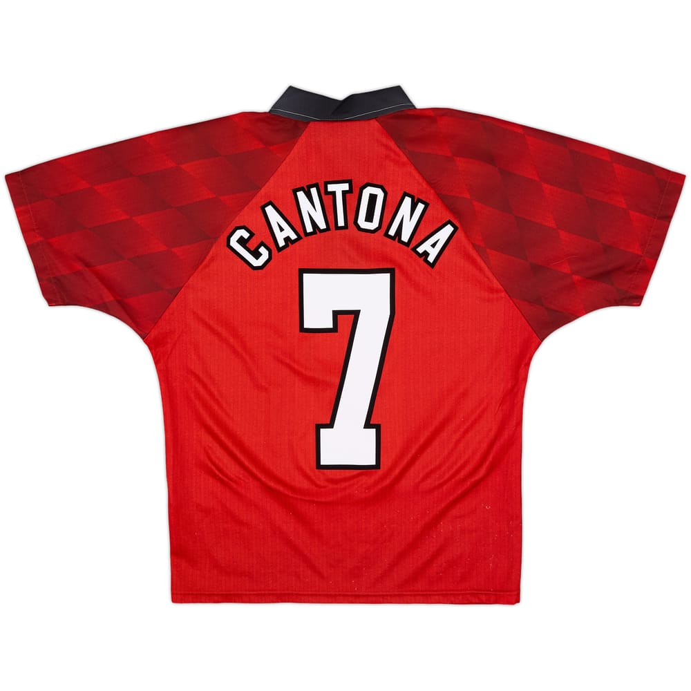 1996-98 Manchester United Home Shirt Cantona #7 - 10/10 - (Y)