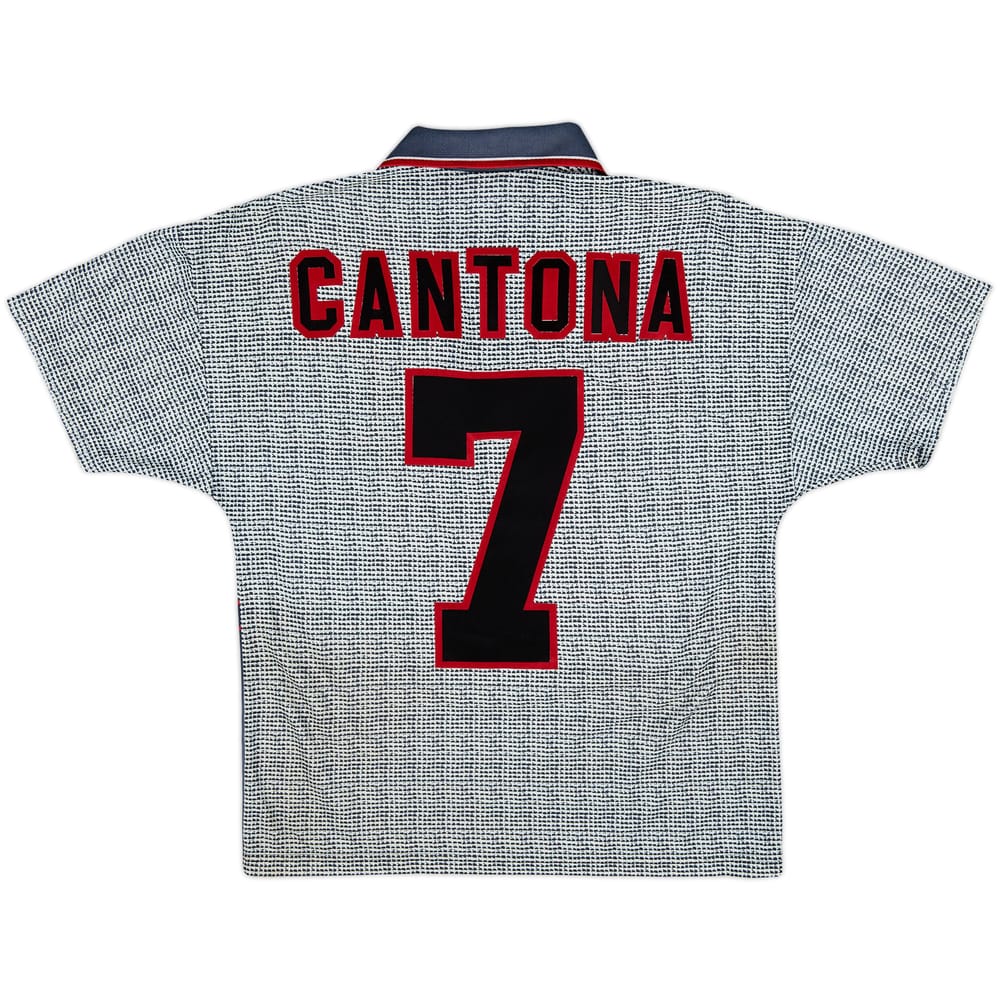 1995-96 Manchester United Away Shirt Cantona #7 - 8/10 - (Y)