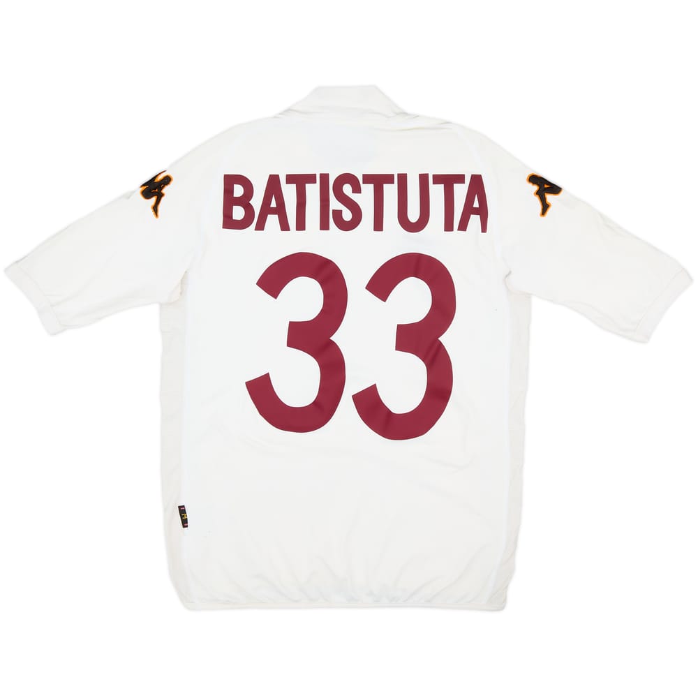 2002-03 Roma Away Shirt Batistuta #33 - 6/10 - (M)