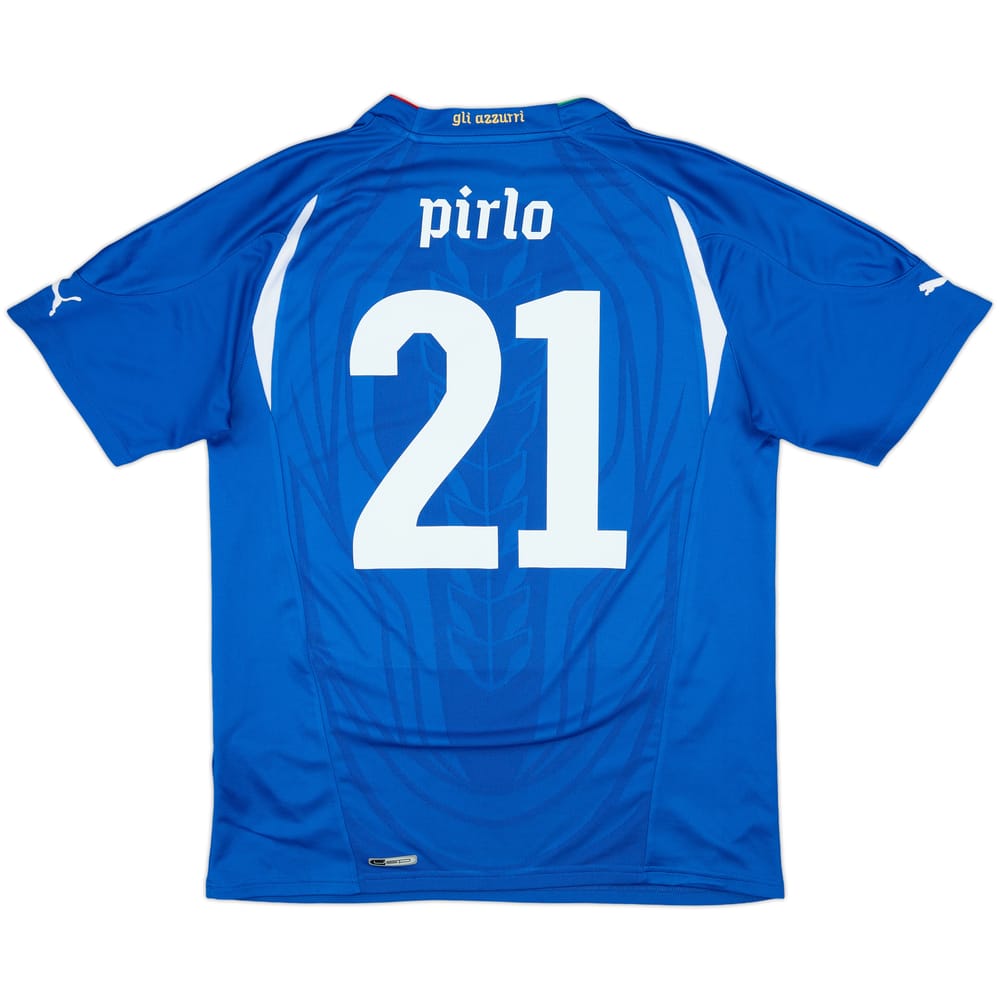 2010-12 Italy Home Shirt Pirlo #21 - 10/10 - (L)
