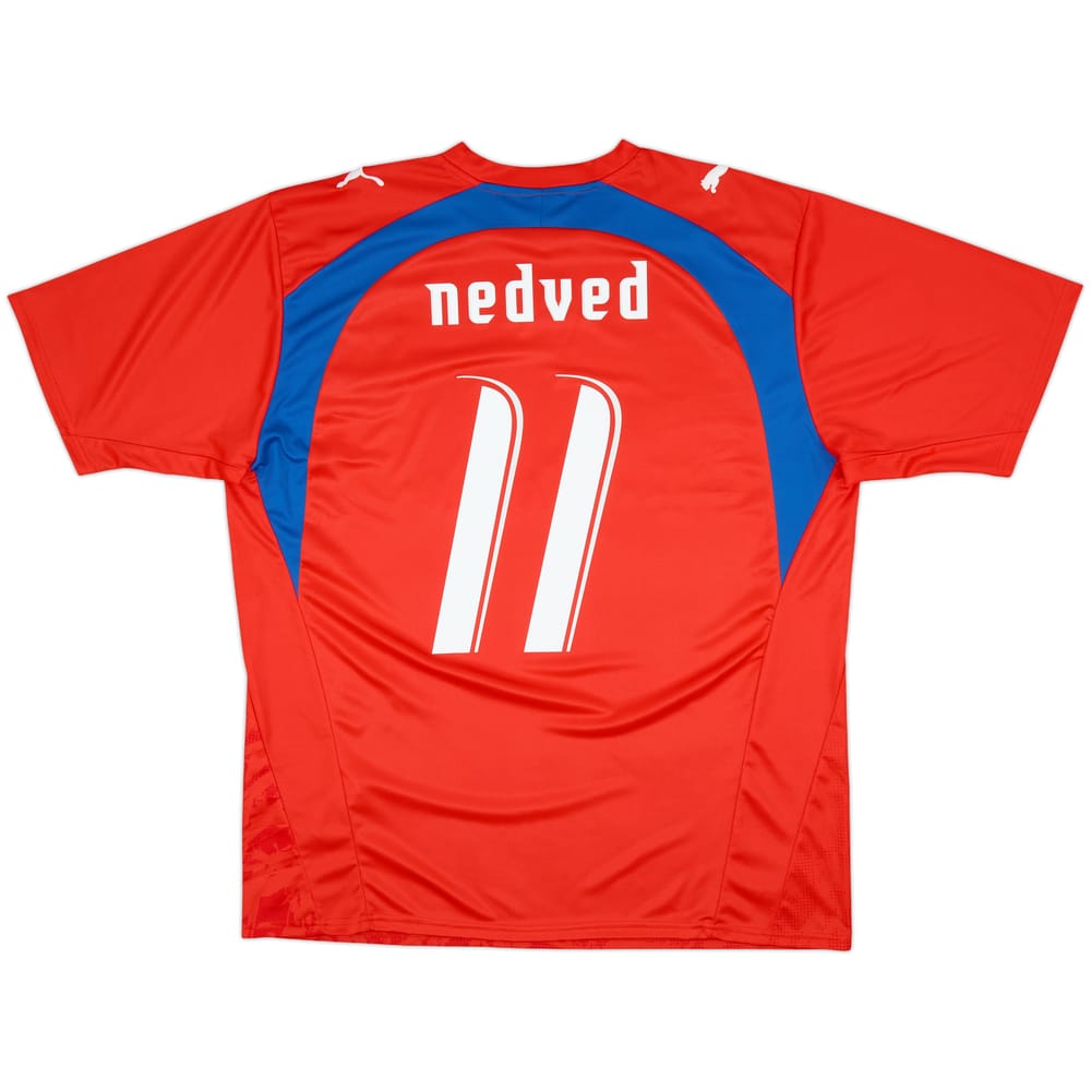 2006-08 Czech Republic Basic Home Shirt Nedved #11 - 10/10 - (XL)