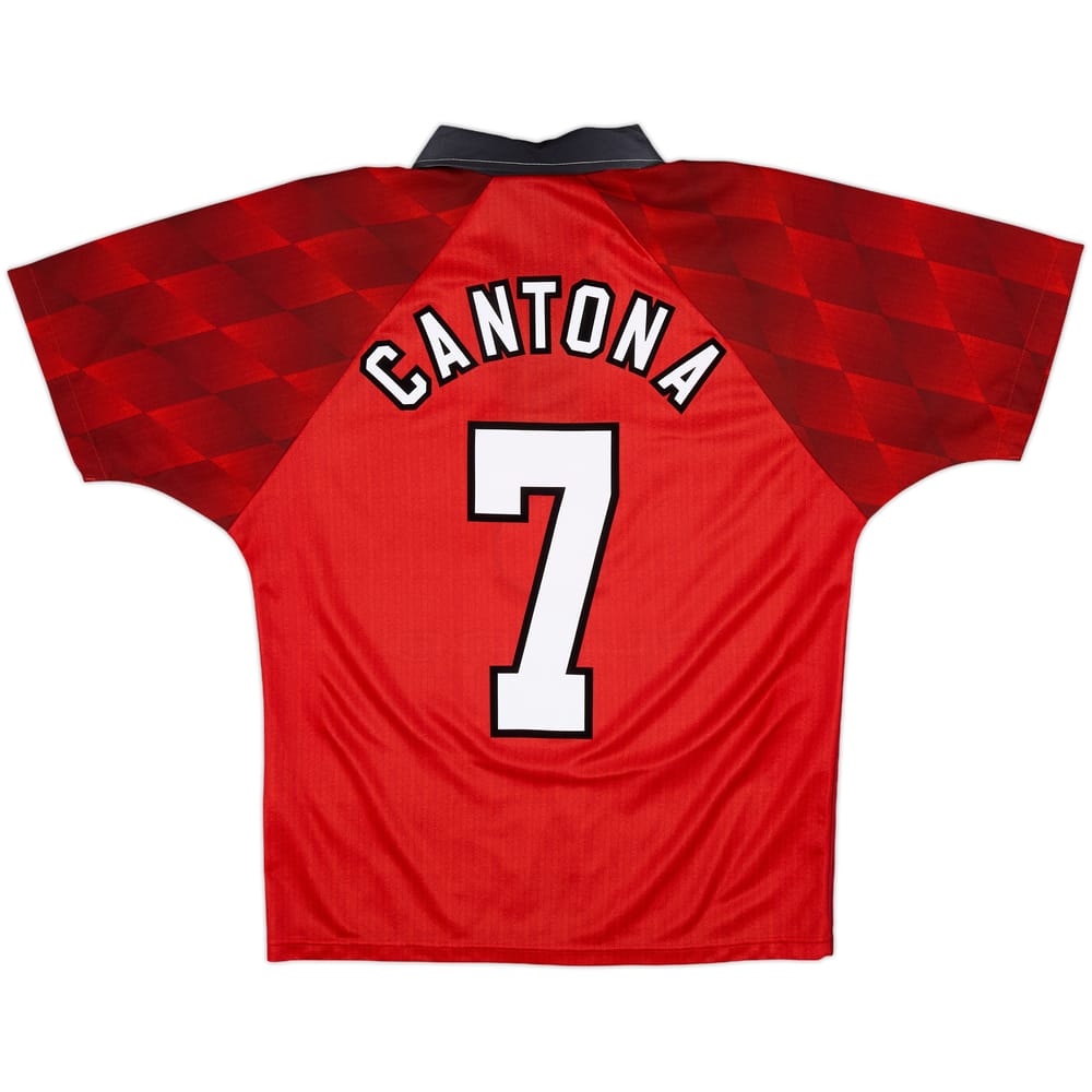 1996-98 Manchester United Home Shirt Cantona #7 - 10/10 - (Y)
