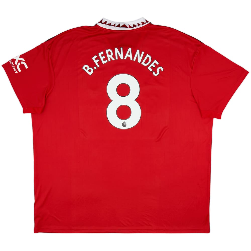 2022-23 Manchester United Home Shirt B.Fernandes #8 - 10/10 - (4XL)
