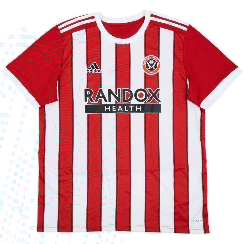 2021-22 Sheffield United Home Shirt R Ades Stag #22 - 10/10 - (XL)